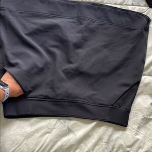 Black skort